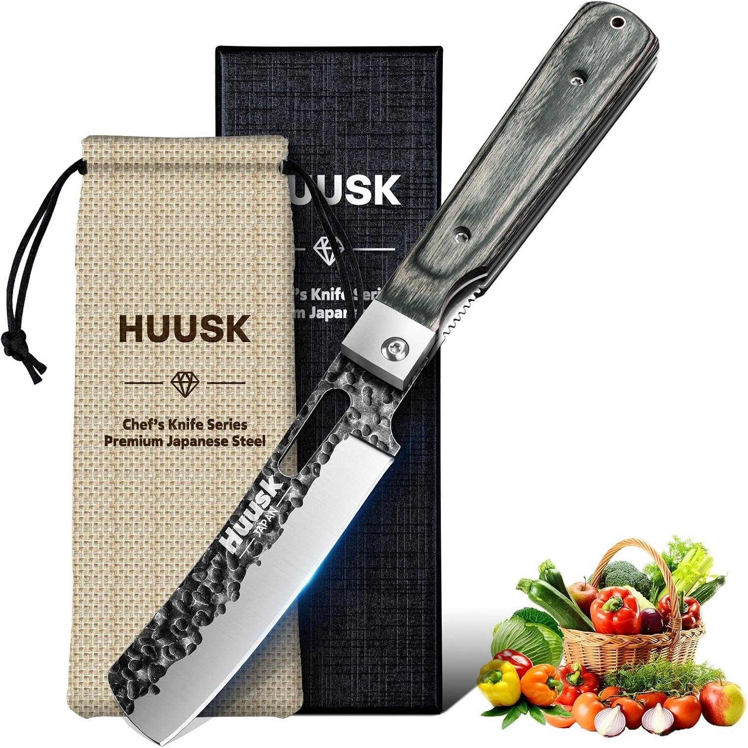 Japanese Folding Nakiri Knife